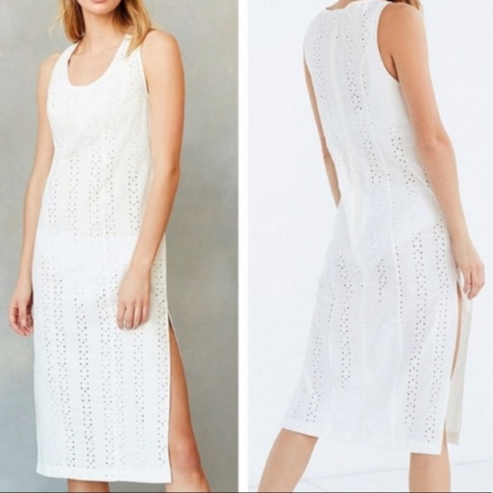 Kimchi Blue Eyelet Column Midi Dress Size 2